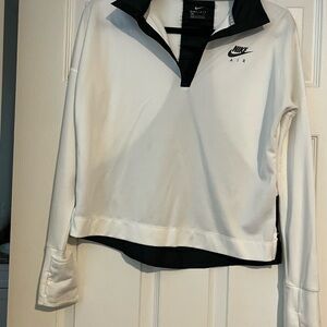 Nike Air Dri-FIT White and Black Shirt